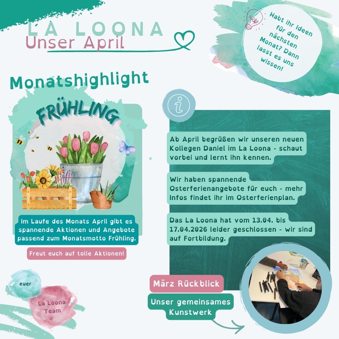 Monatsprogramm 2026 La Loona