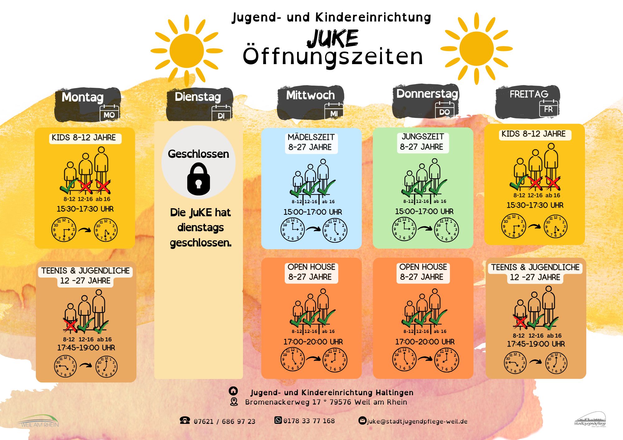 2026 Offnungszeiten A4