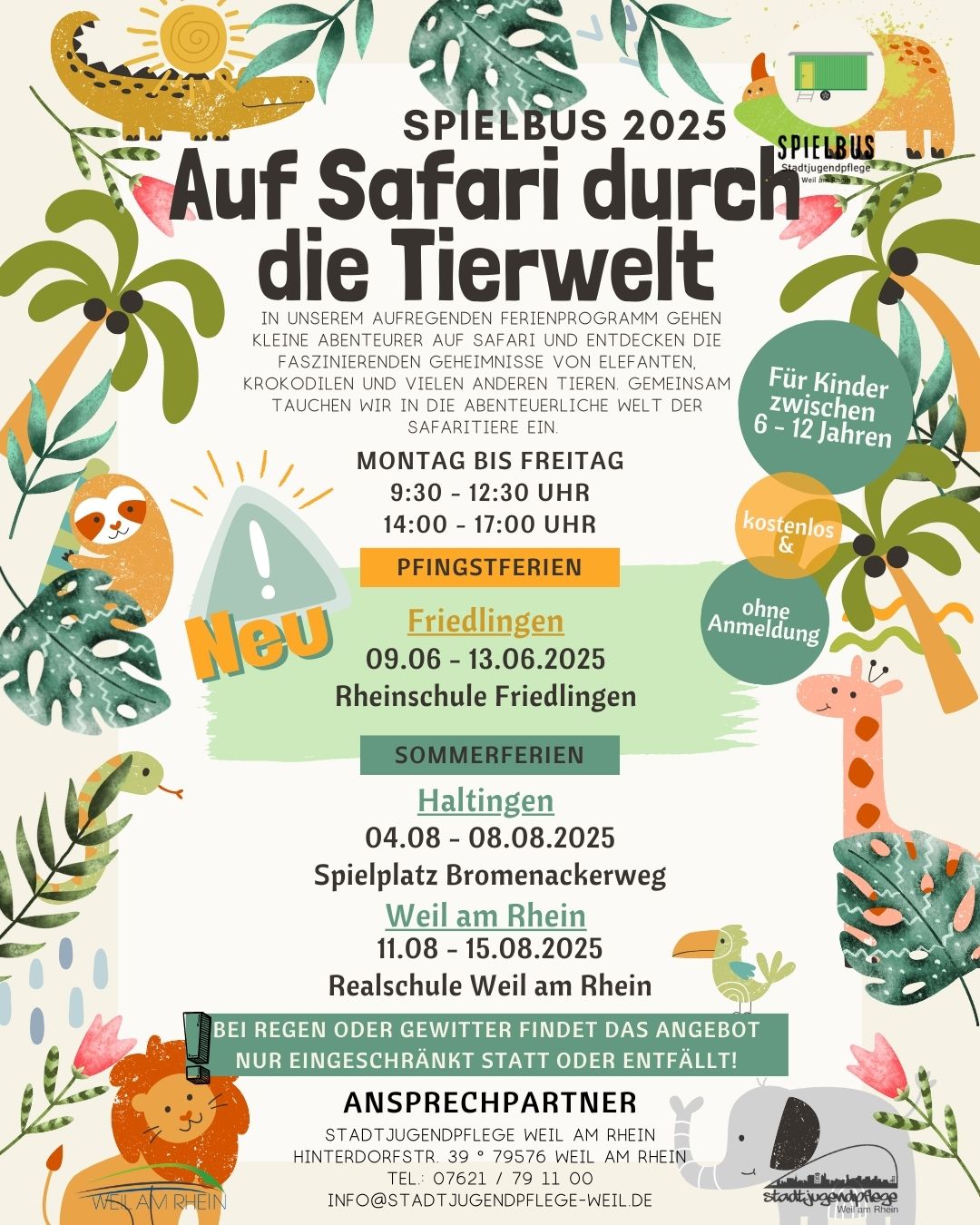 Spielbus Flyer 2025